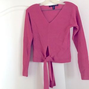 Ellen Tracy 100% silk pink top size M